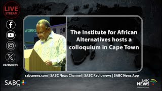 The Institute for African Alternatives hosts a colloquium in Cape Town [upl. by Yellehs]