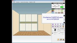 Programa Software Diseño Armarios Empotrados Closets Muebles Dormitorios Vestidores Imor22 [upl. by Latricia]