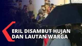 Diiringi Hujan Jenazah Eril Tiba di Pakuan Lautan Warga Setia Menunggu di Bawah Rintik Hujan [upl. by Luthanen302]