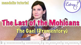 The Last of the Mohicans Mandolin Tutorial with OnScreen TAB  Promentory [upl. by Hillary]