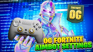 NEW BEST Aimbot Controller Settings For Fortnite Season OG BEST XBOXPS4 Sensitivity [upl. by Sheba]