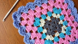 Tutorial Como tejer el borde de una manta al crochet Español [upl. by Michella607]