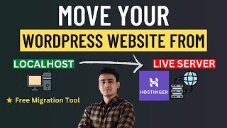 How to Move WordPress from Local Server to Live Website  Migrate From Localhost To Hostinger [upl. by Nrevel588]