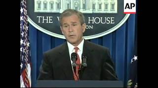 President Bushs statement on the McVeigh execution [upl. by Nicoli495]