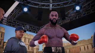 Deontay Wilder VS Tyson Fury Multiplayer Gameplay Undisputed Boxing [upl. by Dougie314]