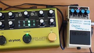 Strymon Volante vs Boss DD5  Dotted Eight [upl. by Lotz]