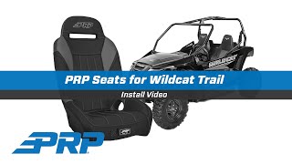 PRP Seats for Wildcat Trail Install Video [upl. by Adair279]