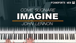 Tutorial Pianoforte  Come Suonare quotImaginequot John Lennon [upl. by Bethena]