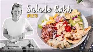 Régime keto Recette Salade Cobb cétogène amp lowcarb [upl. by Klemm671]