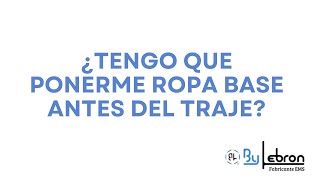 15 🔵FAQ By LebronEMS ¿Debo llevar ropa debajo de las prendas de electroestimulación para entrenar [upl. by Durston]