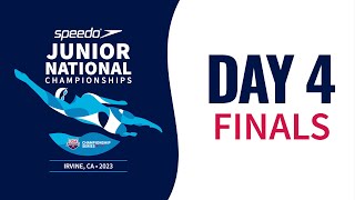 Day 4 Finals  2023 Speedo Junior National Championships [upl. by Janessa]