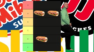 A WorldFamous Sub Sandwich Chain Tier List [upl. by Acinoreb]