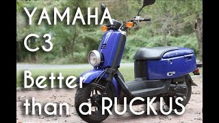 Yamaha c3 review The best 50cc scooter you can possibly buy [upl. by Chappie]