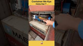 Container Me Kya Load Hota Hai 🤔 shorts 🚢 [upl. by Gass]