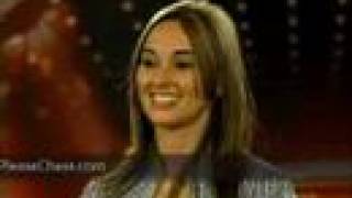 American Idol  Season 7  Samantha Musa SITS ON SIMON [upl. by Wycoff]