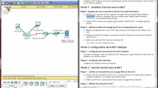 5214 Packet Tracer  Configuring Static NAT [upl. by Server226]