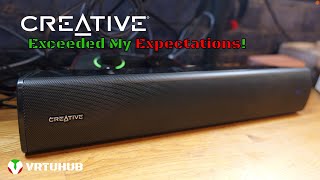 Had Enough of Bad Gaming Speakers These Exceeded My Expectations  Creative Stage Air V2 Review [upl. by Nnairahs]