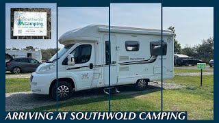 Arriving At Southwold Camping  Full Site Walk Around [upl. by Shantee]