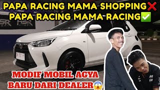 quotMODIF MOBIL AGYA BARU DARI DAELER LANGSUNG GANTI VELG RACINGLOOOK😱😱quot [upl. by Berky257]