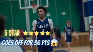 2028 5 Star Brady Pettigrew goes OFF for 36 PTS 😱‼️ [upl. by Yesak]