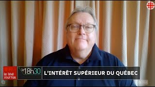 La COVID19 au Québec  entrevue avec Gaétan Barrette [upl. by Bilbe]