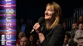 Allegra gets her second question  Newsnight [upl. by Murrah]