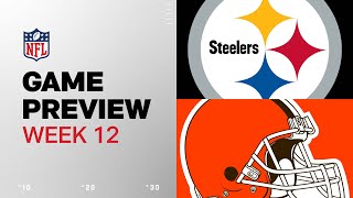 Pittsburgh Steelers vs Cleveland Browns  2024 Week 12 Game Preview [upl. by Ettolrahc]