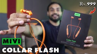 Mivi Collar Flash Wireless Earphones  Made In INDIA 🇮🇳  Best Wireless Earphones Under ₹999 [upl. by Kylynn668]