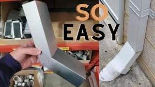 Make a downpipe shoe or kicker easily [upl. by Aierb57]