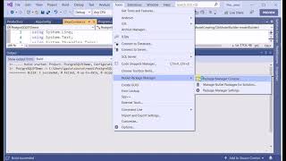 PostgreSQL Entity Framework Code First approach  C PostgreSQL ORM CRUD example [upl. by Ongineb460]