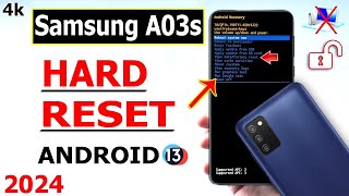 Samsung A03s Hard Reset Not Working 2024  How to Factory Reset Samsung A03s Without Password [upl. by Burk]