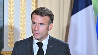 Emmanuel Macron est à Chypre pour le quotMed9quot  crise au ProcheOrient et immigration au programme [upl. by Jaret]