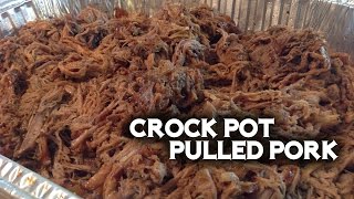 How to make Pulled Pork in a Crock Pot [upl. by Rotman514]