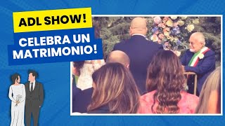 DE LAURENTIIS CELEBRA UN MATRIMONIO che discorso del presidente 💍💒 [upl. by Edris779]