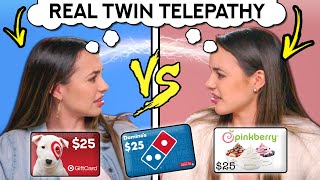 Real IDENTICAL TWINS Try The Twin Telepathy Challenge ft The Merrell Twins [upl. by Lowndes934]