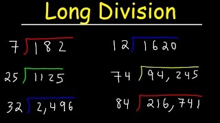 Long Division Made Easy  Examples With Large Numbers [upl. by Artinek]