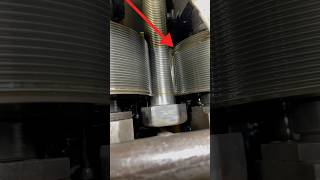 Threading Of Huge Bolt😲 shorts satisfying threading [upl. by Kurr]