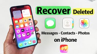 iPhone Data Recovery Recover Deleted MessagesContactsPhotos on iPhone  PhoneRescue for iOS 17 [upl. by Fish]