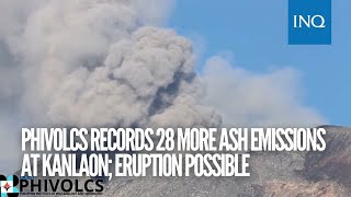 Phivolcs records 28 more ash emissions at Kanlaon eruption possible [upl. by Naz886]