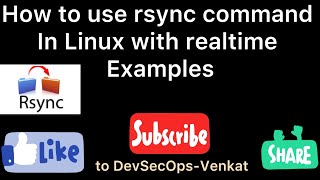 rsync with practical examples in linux [upl. by Idnahk]