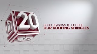 20 good reasons to choose our roofing shingles [upl. by Nahte8]