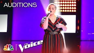 Rizzi Myers sing quotBreathinquot on The Blind Auditions of The Voice 2019 [upl. by Skyla618]