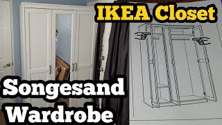 Ikea Wardrobe Closet Songesand Review [upl. by Takashi]