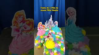 Festa de 1 mês da nossa filha mayka  Jeru e Cheru [upl. by Letha]