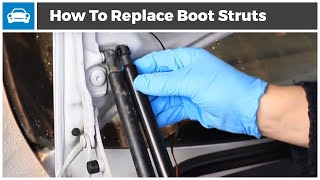 How to Replace the Boot Strut Gas Springs on Your Car [upl. by Tarttan770]