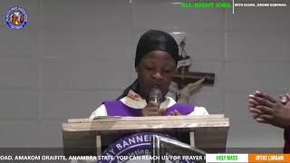 OUR ALL NIGHT LIVE VIGIL WITH EVANG JEROME OGBONNA HOLY MASS [upl. by Carson]