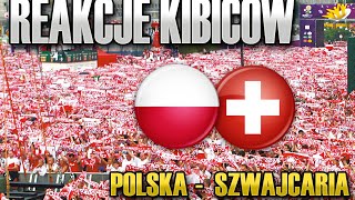 Reakcje KIBICÓW w meczu Polska  Szwajcaria [upl. by Collbaith517]