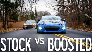 Stock FRS vs Supercharged BRZ [upl. by Adkins]