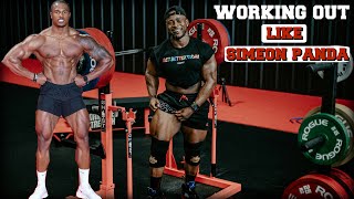 Working Out Like Simeon Panda  Ryan Denglers HUGE Squat Pr [upl. by Eissehc]