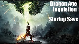 PS3 Dragon Age Inquisition  Startup Save [upl. by Anytsirk]